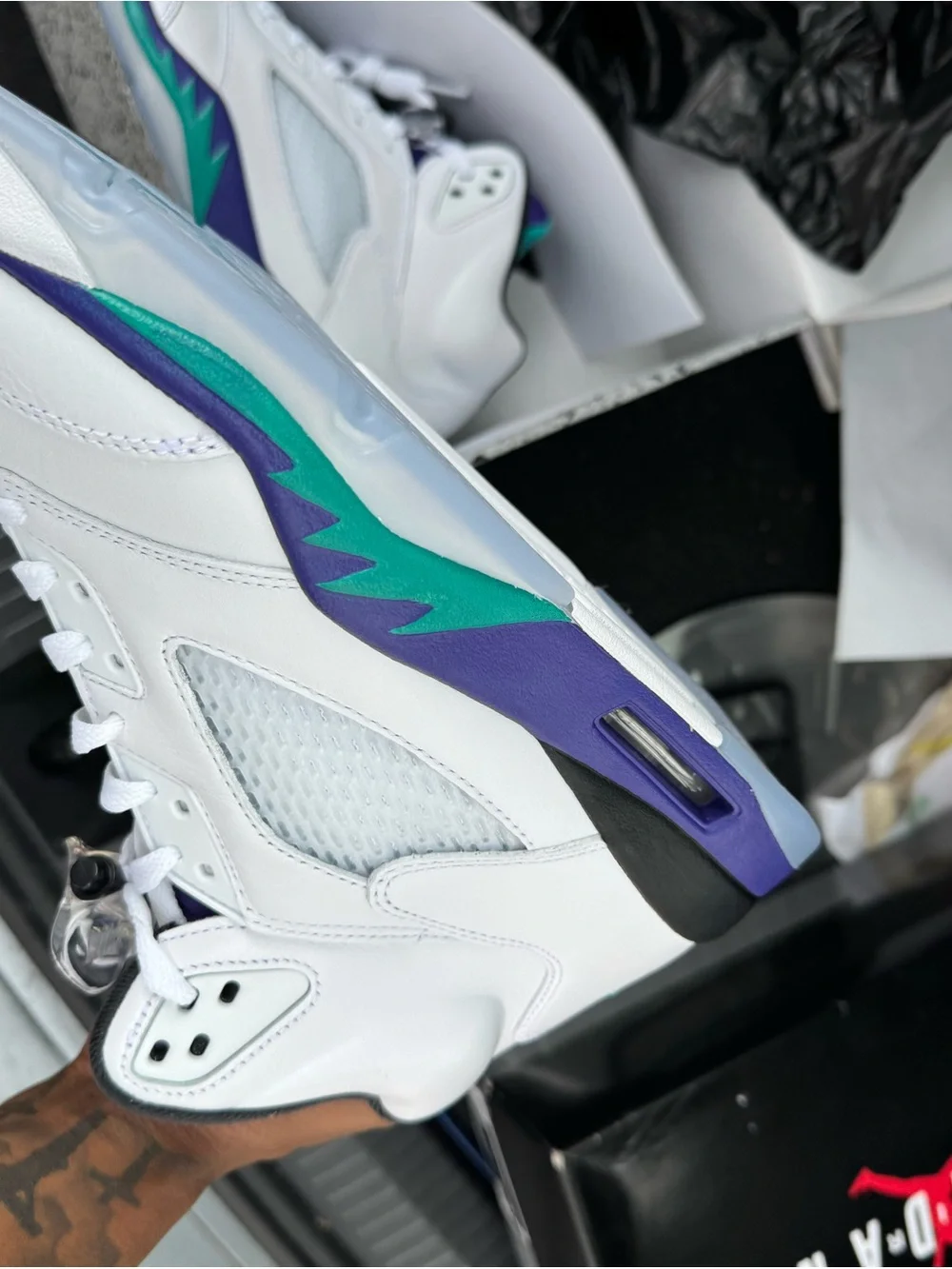 Mens Nike Jordan “ Grape 5s”